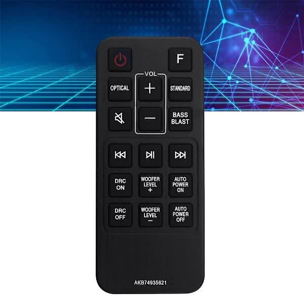 Replacement Remote Control AKB74935621 for LG Soundbar SJ2 SJ2.AEUSLLK SJ2.DEUSLLK