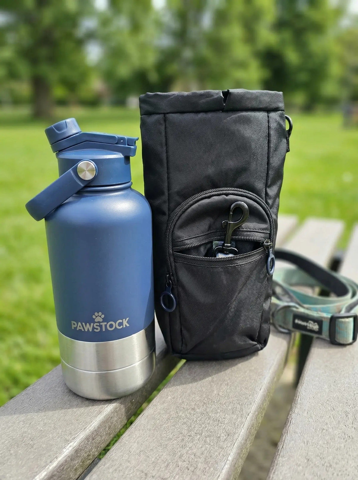 Pawstock Dog Walking Carrier Bag – Bottle &amp; Essentials