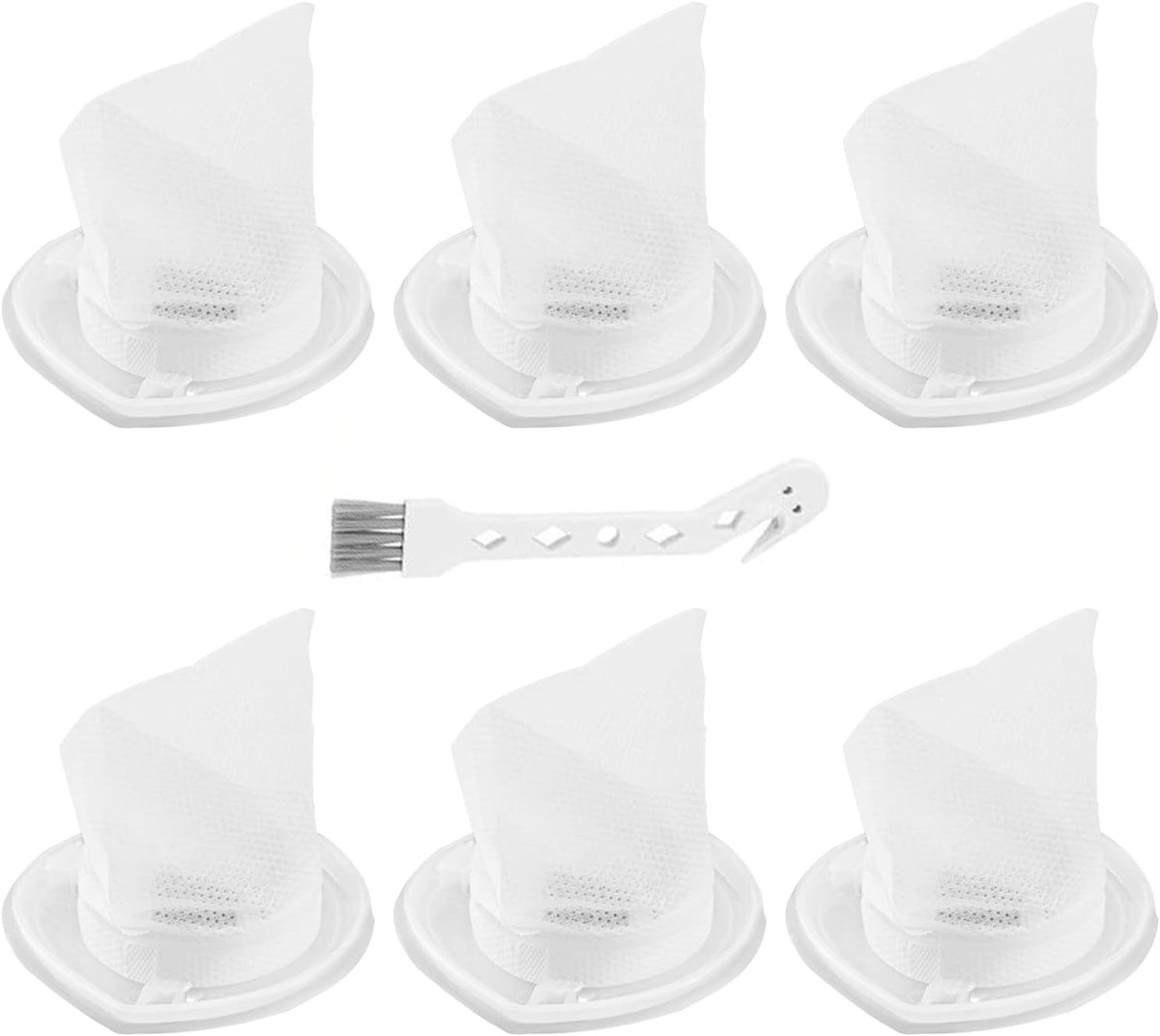 EVF100 Filter Replacement Compatible with Black &amp; Decker Hand Vacuum HNV220B HNV115J HNV215B HNV115B 90590689 Series Cleaners, 6 Pack
