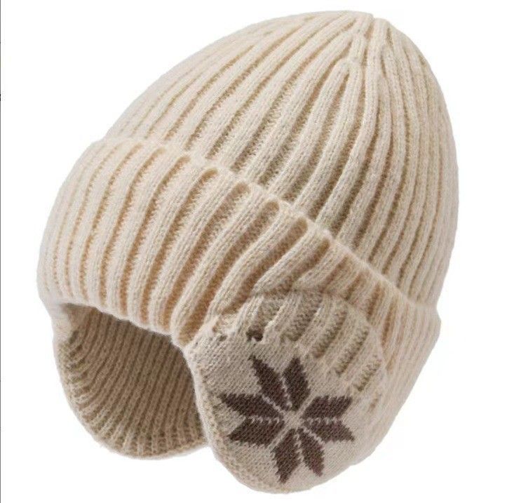 Winter Thick Fleece Lined Ear Protection Hat - Thermal Knit Beanie for Men Women - Warm Skull Cap for Cycling Outdoor Running - Gray