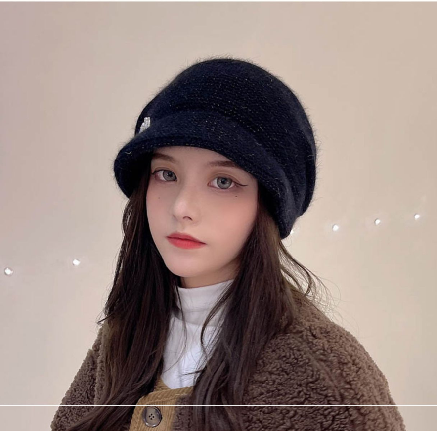Ribbed Knit Beanie Hat - Winter Warm Skull Cap for Men Women - High Quality Acrylic Close Fit Casual Cuffed Hat - Black