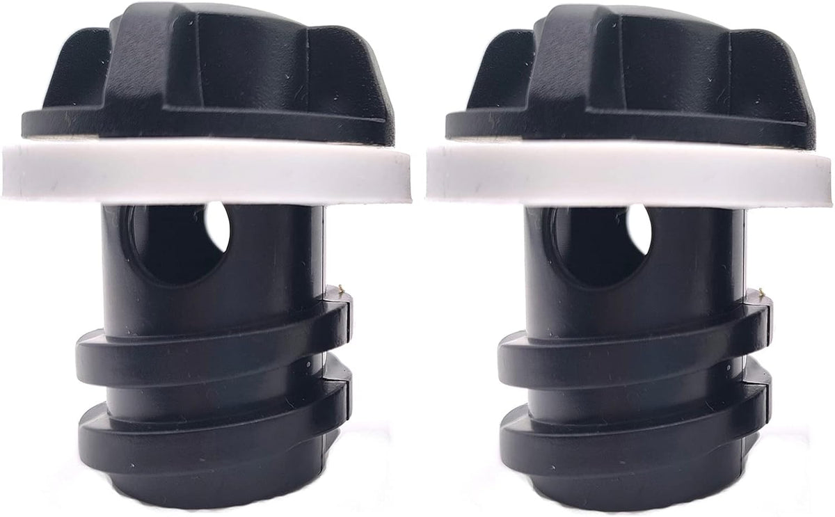 Cooler Drain Plugs Replacement Compatible with YETI Tundra Coolers &amp; Roadie and RTIC Accessories,with Leak Proof Design Plug,2pack, black standard (BWXS-07)