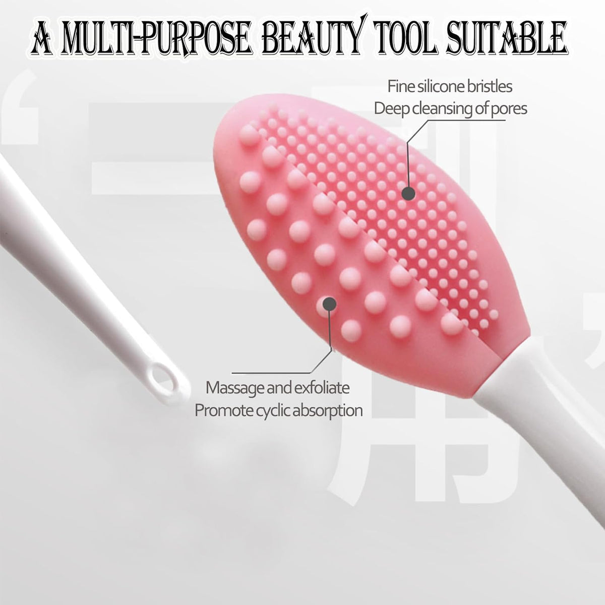 12PCS Lip Scrub Brush Tool,Double-Sided Silicone Exfoliating Lips Brushes Fuller Healthy