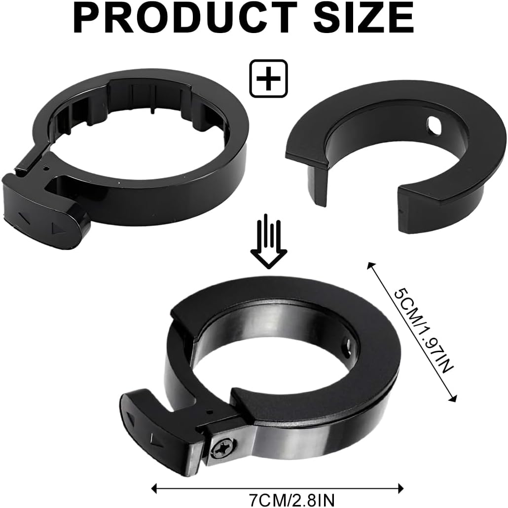 2 pieces scooter lock ring clasp front round locking ring outer lock ring electrical parts for Xiaomi Mijia M365