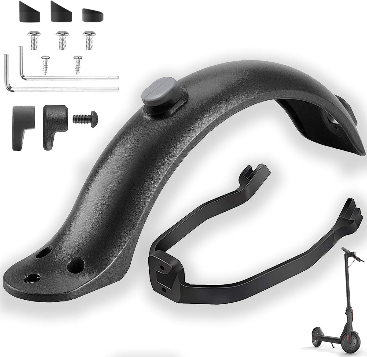 Electric mudguard, rear mudguard holder, spare scooter, accessories, with tools Xiaomi M365/M365 Pro
