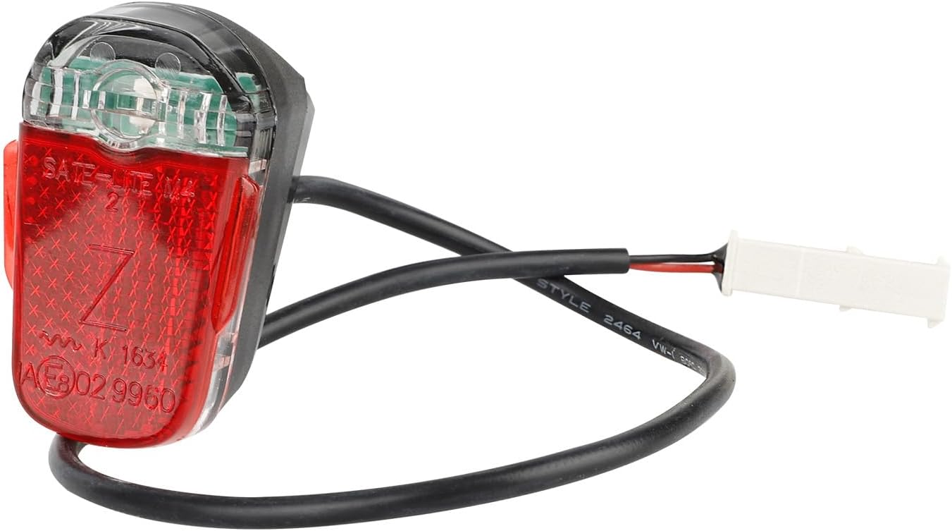 Tail light, tail light splash guard, IPX4 waterproof, red, for Segway Ninebot Max G30 / G30LP G30LE II