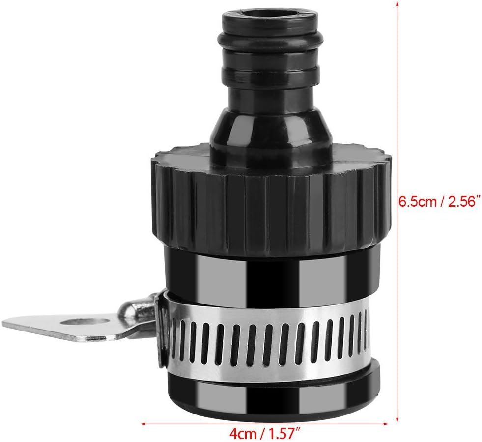 Tik Connector Universal Adjustable Adapter Hose Pipe Fitting for Kitchen Gardening Car Washing Cleaning