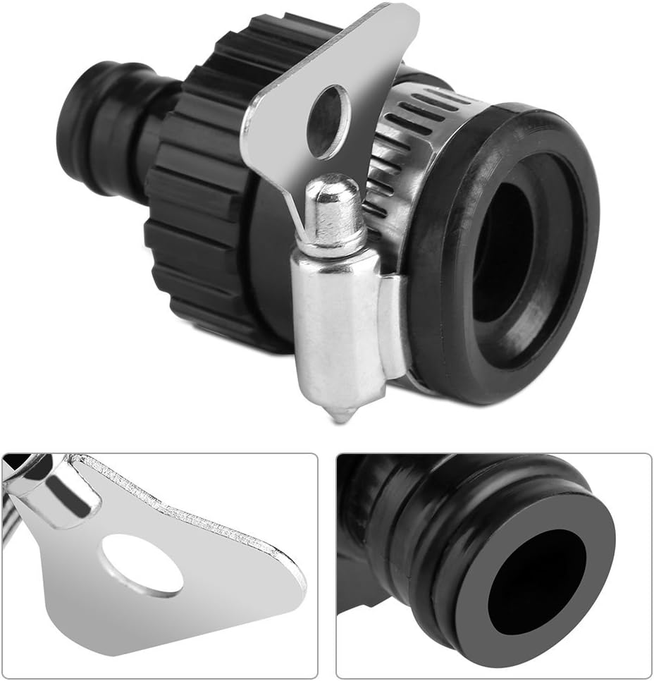 Tik Connector Universal Adjustable Adapter Hose Pipe Fitting for Kitchen Gardening Car Washing Cleaning