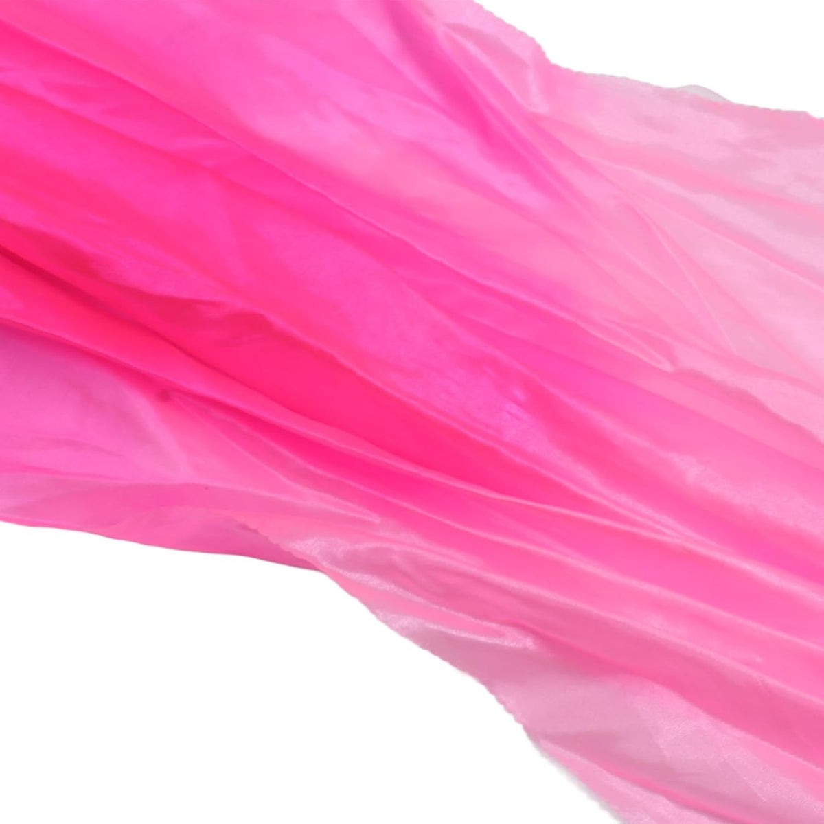 Dance Fan, 1 Pair Long Fan Belly Fans Folding Performance Classical (Pink)