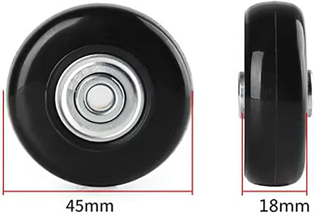 Suitcase Wheels Replacement, Luggage Replacement Universal Wheel Repair Kits Rubber Caster 2pcs