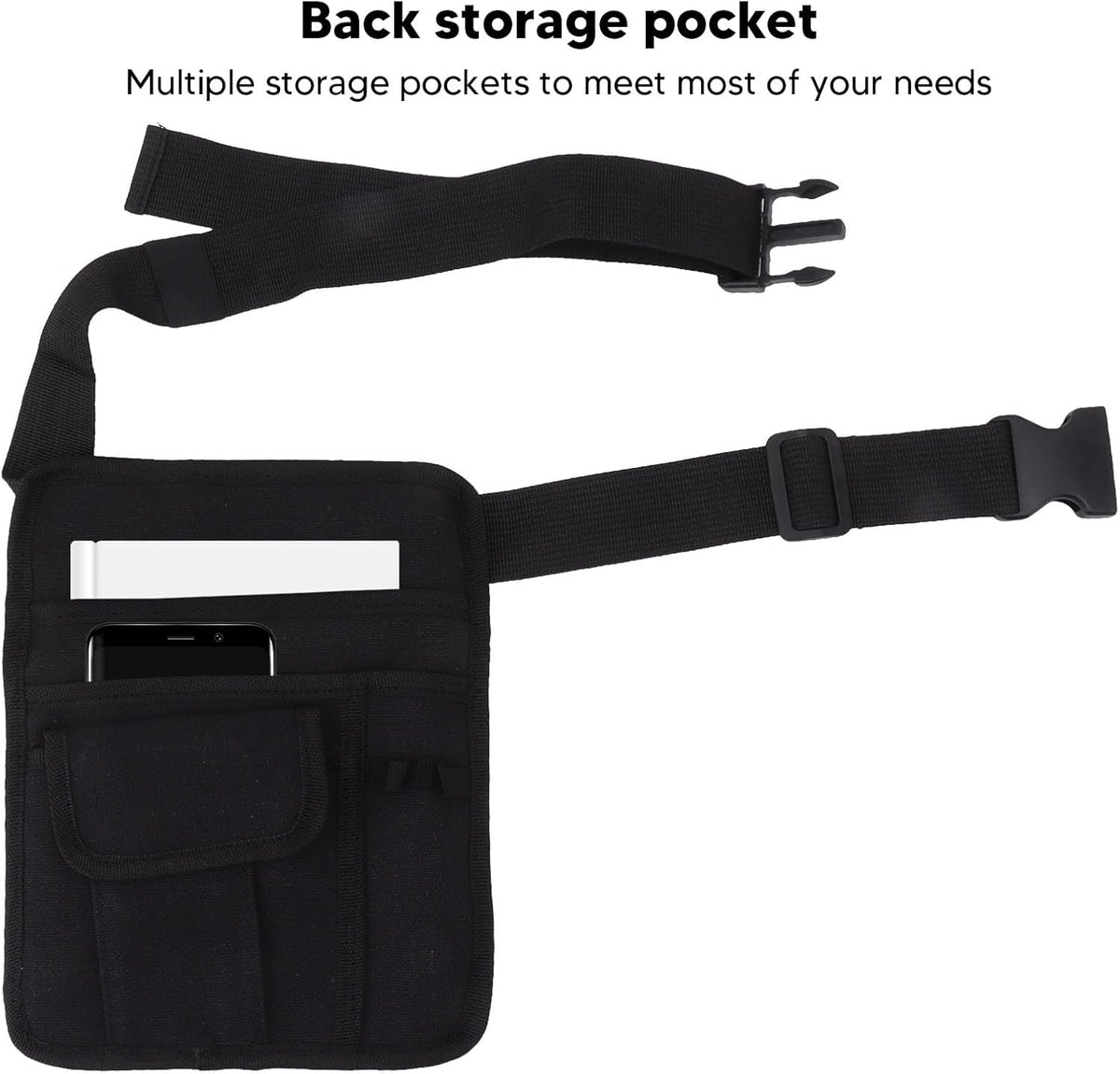 Server Waist Pouch, Gardening Tool Bag Waiter Money Pouch Belt Restaurant for Men and Women