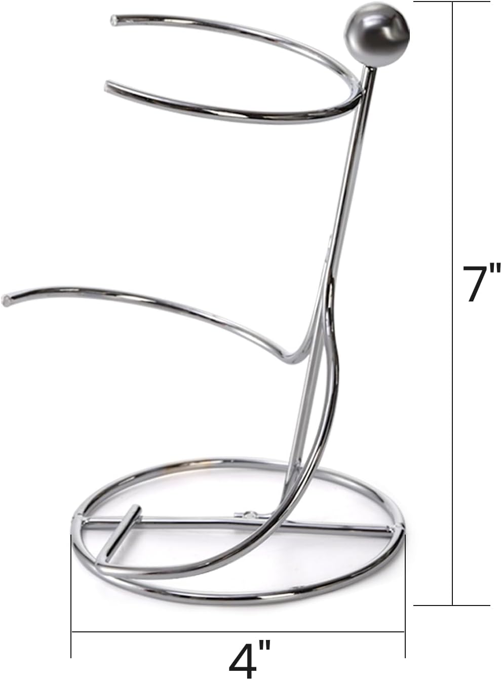 4 Packs Single Wine Rack Countertop, Silver Metal Small Holder, Floating Bottle Holder for Storage, Cabinet, Pantry, Unique Tabletop as Gifts Lovers