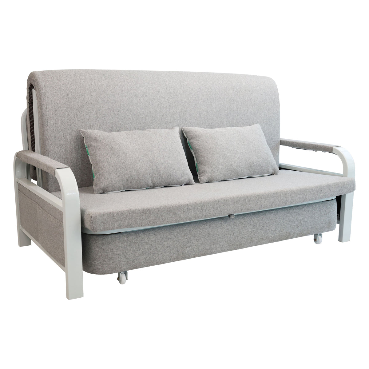 2 In 1 Sofa Bed Beneath Foldable Carbon Hidden Storage Sofa - 108cm