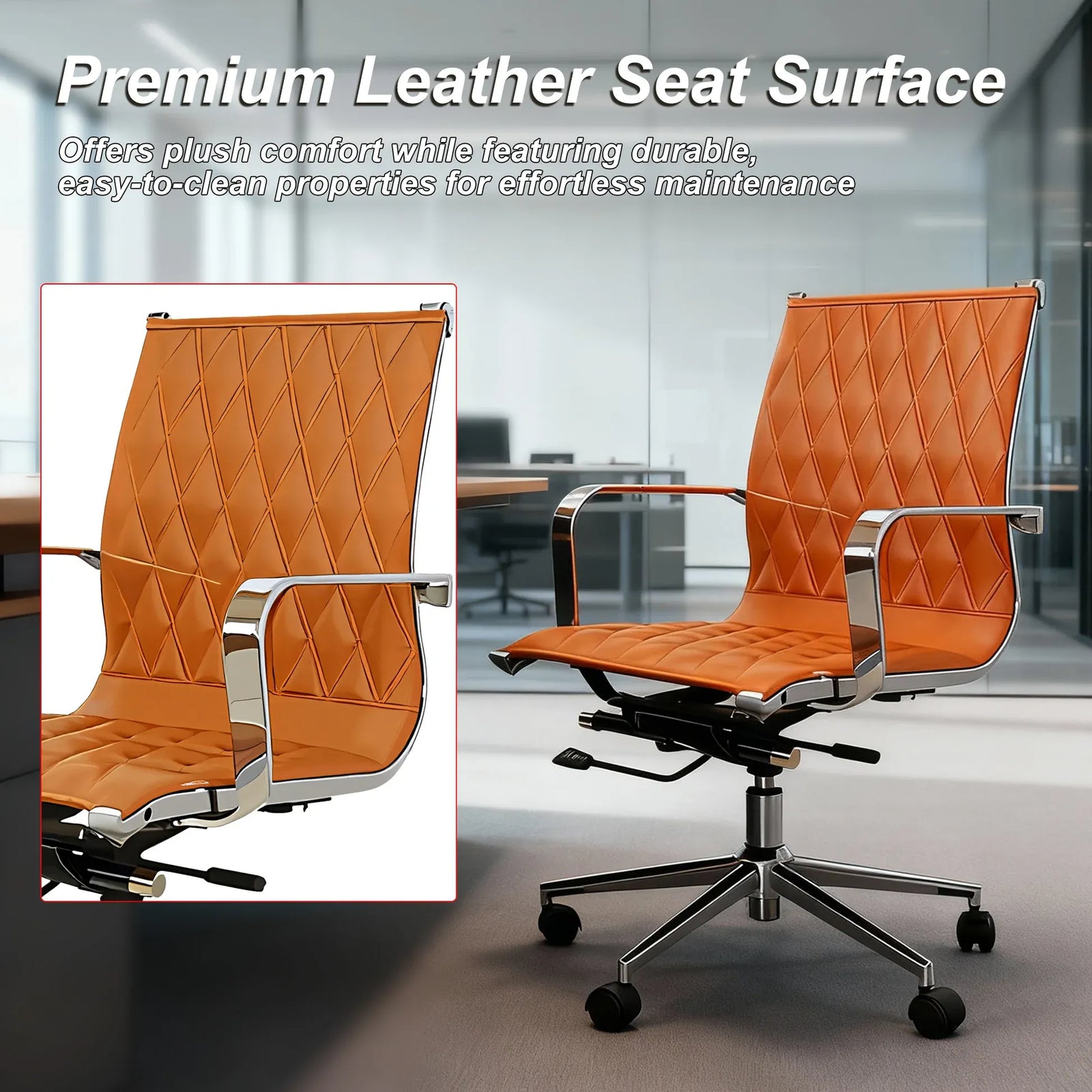 EBGO Adjustable Mid-Back Office Chair