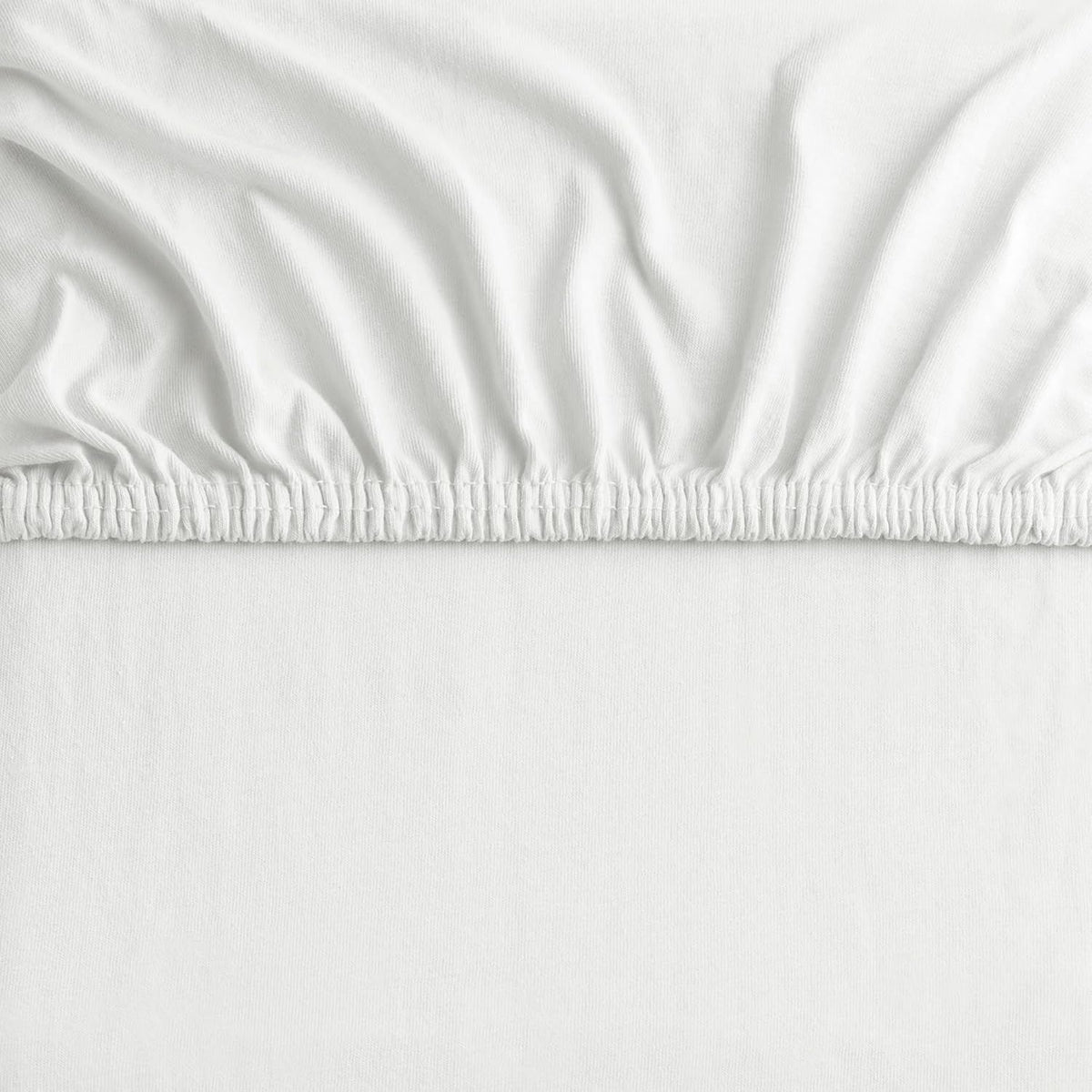 Hotel Quality Fitted sheets - 2 Piece Fitted sheets  -Breathable Bedding - Wrinkle, Fade, Stain Resistant- 26inch/40cm Deep Pocket Fitted Bed Sheet-Wrinkle and Fade Resistant,(White,Single)