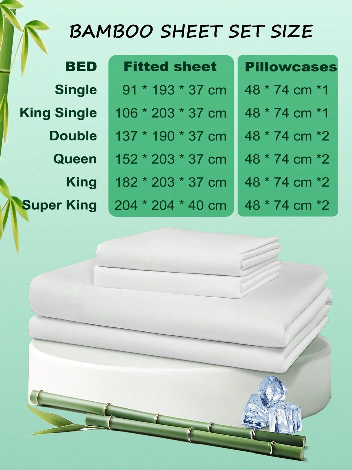 Hotel Breathable Bamboo Fitted Sheet & Pillowcase-3 Piece-Ultra Soft 2000TC Breathable Fitted Bed Sheets Set with 37 Centimetre Deep Pocket-Cooling Sheets for Hot Sleepers(Purple,King)