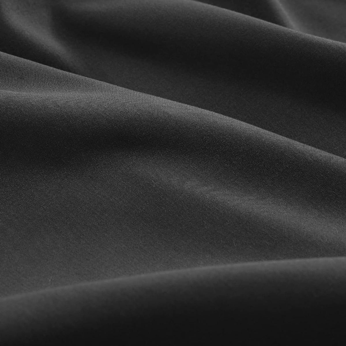 2000TC Hotel Quality Fitted Sheets - 2 Piece Fitted Sheets  -Breathable Bedding - Wrinkle, Fade, Stain Resistant- 16inch/40cm Deep Pocket Fitted Bed Sheets-Wrinkle and Fade Resistant,(Black,King)