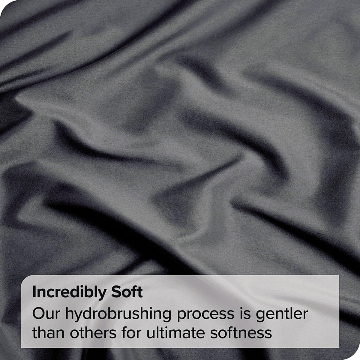 3 Piece Fitted Sheet Set- Fitted Sheet & Pillowcases -Breathable Bedding - Wrinkle, Fade, Stain Resistant- 40cm Deep Pocket Fitted Bed Sheet Set(Dark gray,Double)