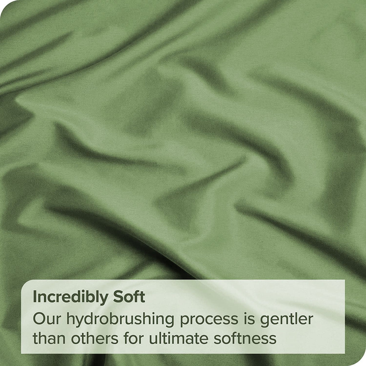 Elegant Comfort Premium Hotel Quality 1-Piece Double Flat Sheet, Luxury and Softest 2000 Thread Count Bedding Flat Sheet(Double,Olive green)