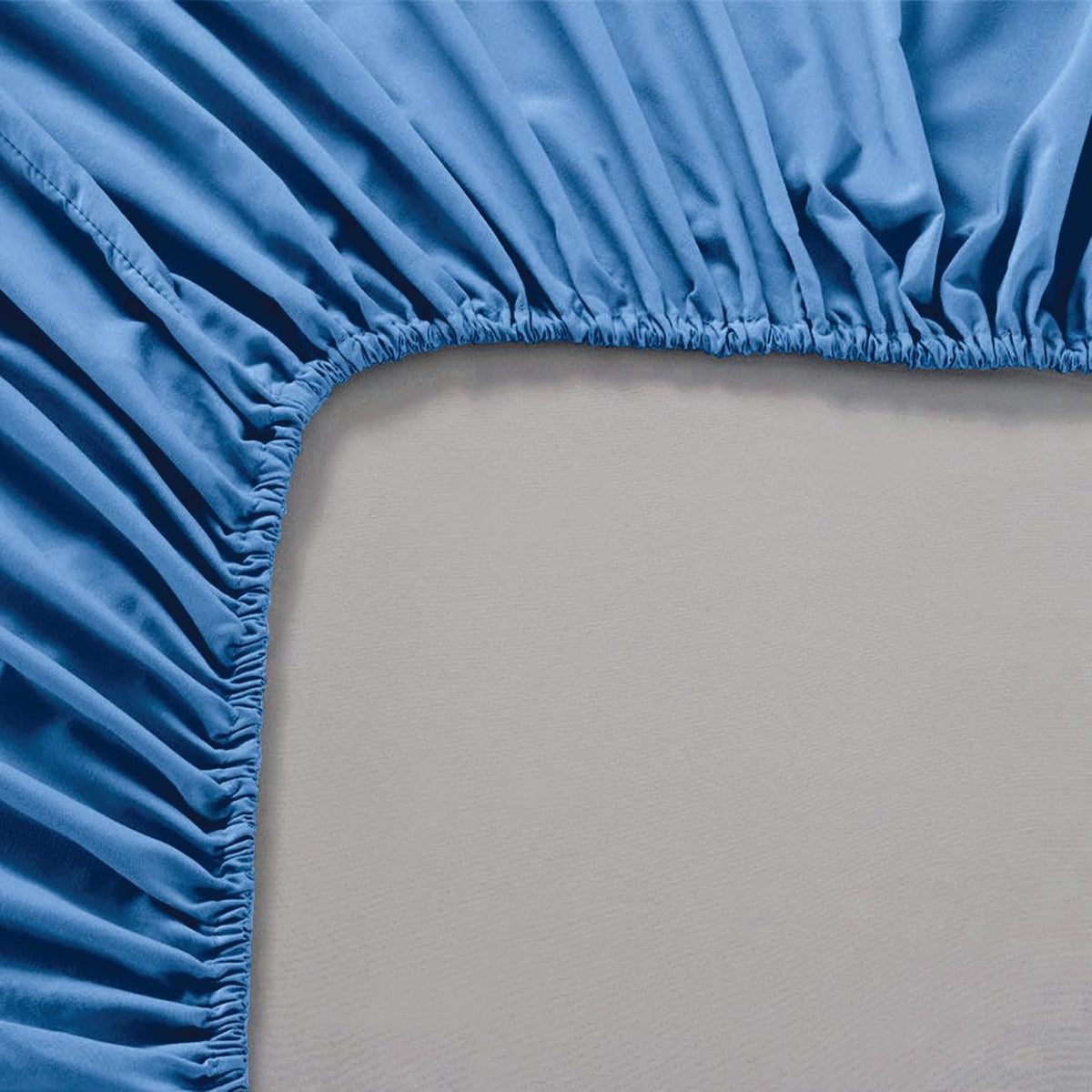 3 Piece Fitted Sheet Set- Fitted Sheet & Pillowcases -Breathable Bedding - Wrinkle, Fade, Stain Resistant- 40cm Deep Pocket Fitted Bed Sheet Set(Ocean,King)