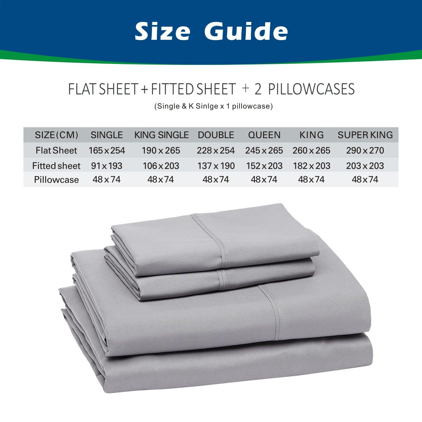 4 Piece Bed Sheet Set- Bedding Sheets & Pillowcases -Breathable Bedding - Wrinkle, Fade, Stain Resistant-Deep Pocket Flat Fitted Bed Sheet Set(Ocean,King)