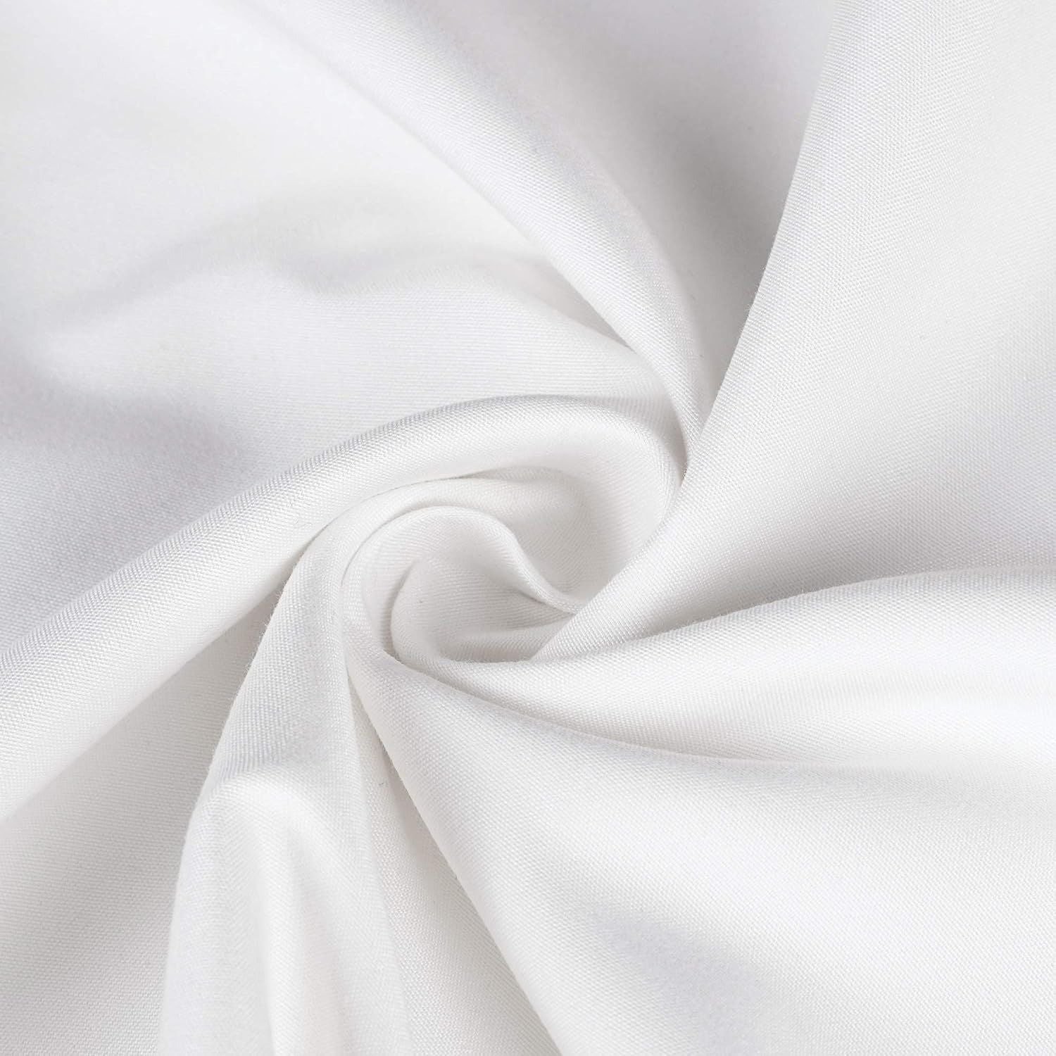 Elegant Comfort Premium Hotel Quality 1-Piece King Flat Sheet, Luxury and Softest 2000 Thread Count Bedding Flat Sheet(King,White)