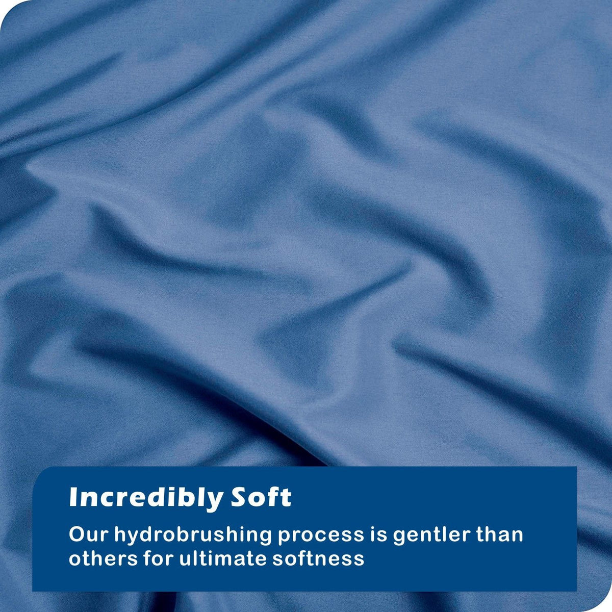 2 Piece Hotel Soft Microfiber Quilt Cover Set-2000TC Duvet/Donna Cover Set & Pillowcases -1 Quilt Cover Zipper Closure & 1 x Pillowcases-Breathable Bedding - Wrinkle, Fade, Stain Resistant(Ocean,King Single)