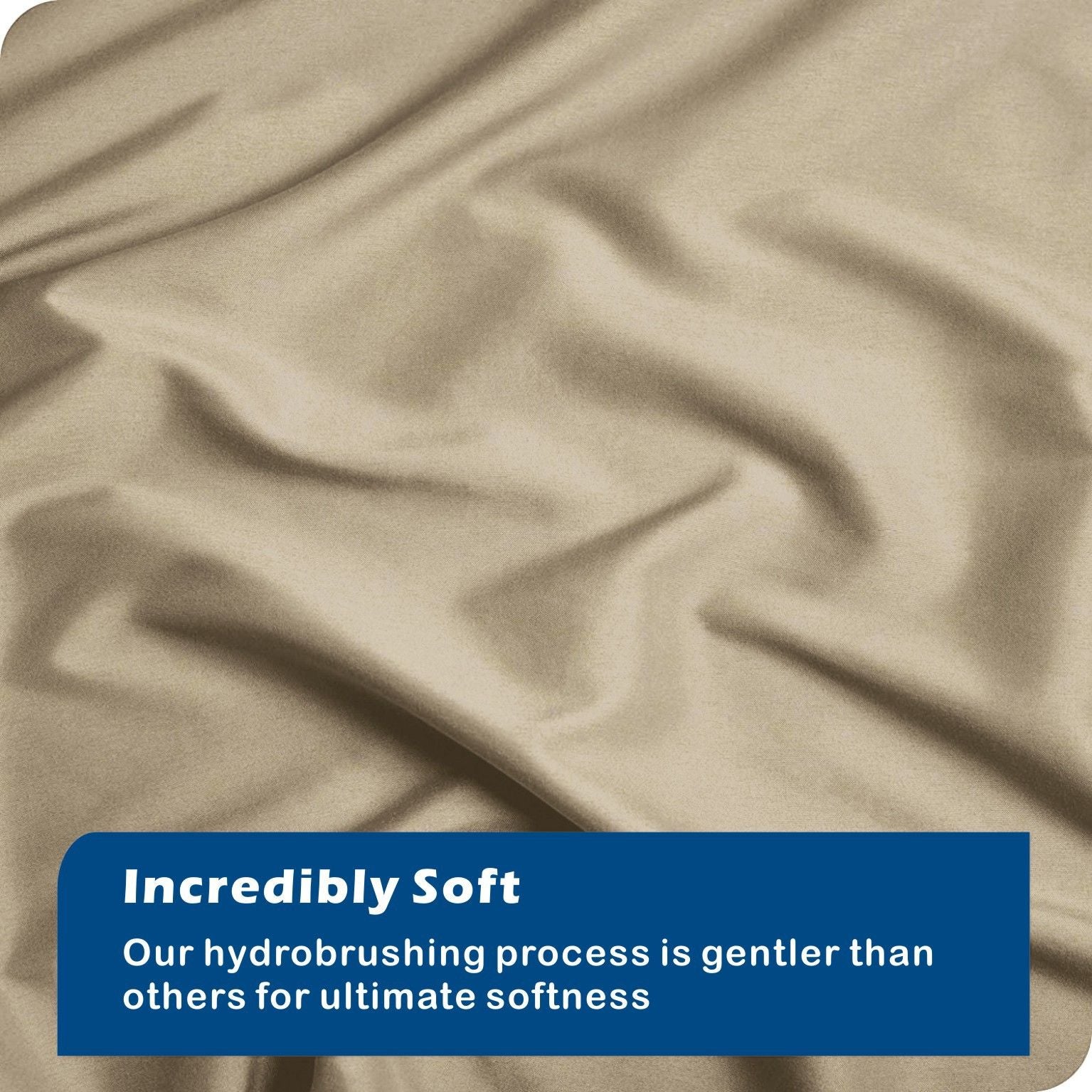 2 Piece Hotel Soft Microfiber Quilt Cover Set-2000TC Duvet/Donna Cover Set & Pillowcases -1 Quilt Cover Zipper Closure & 1 x Pillowcases-Breathable Bedding - Wrinkle, Fade, Stain Resistant(Camel Beige,King Single)