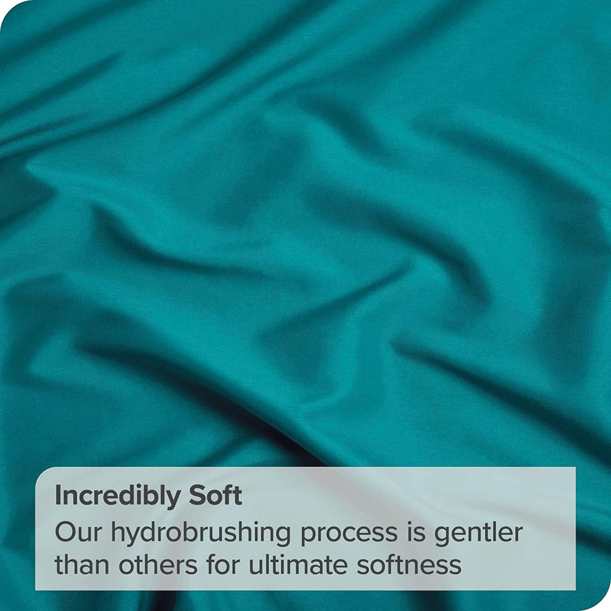 2 Piece Fitted Sheet Set- Fitted Sheet & Pillowcases -Breathable Bedding - Wrinkle, Fade, Stain Resistant- 40cm Deep Pocket Fitted Bed Sheet Set(Biscay blue,King Single)