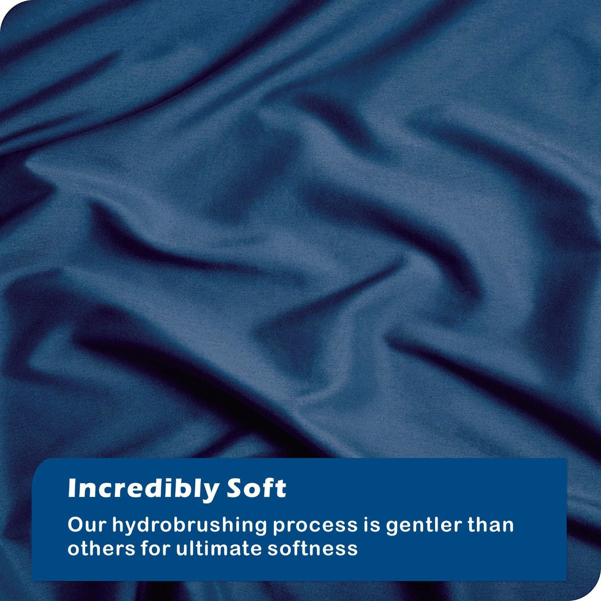 3 Piece Hotel Soft Microfiber Quilt Cover Set-2000TC Duvet/Donna Cover Set & Pillowcases -1 Quilt Cover Zipper Closure & 1 x Pillowcases-Breathable Bedding - Wrinkle, Fade, Stain Resistant(Navy,Queen)