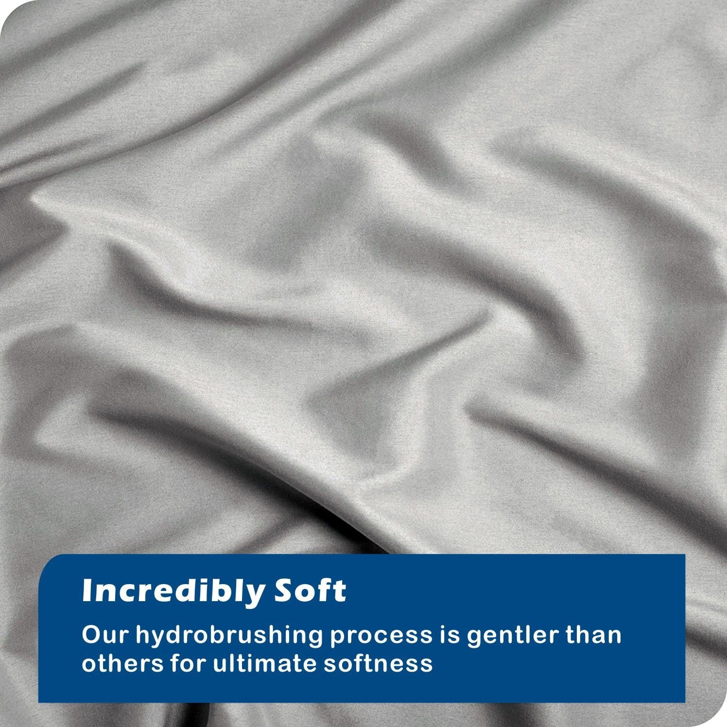 3 Piece Hotel Soft Microfiber Quilt Cover Set-2000TC Duvet/Donna Cover Set & Pillowcases -1 Quilt Cover Zipper Closure & 1 x Pillowcases-Breathable Bedding - Wrinkle, Fade, Stain Resistant(Silver-gray,Queen)