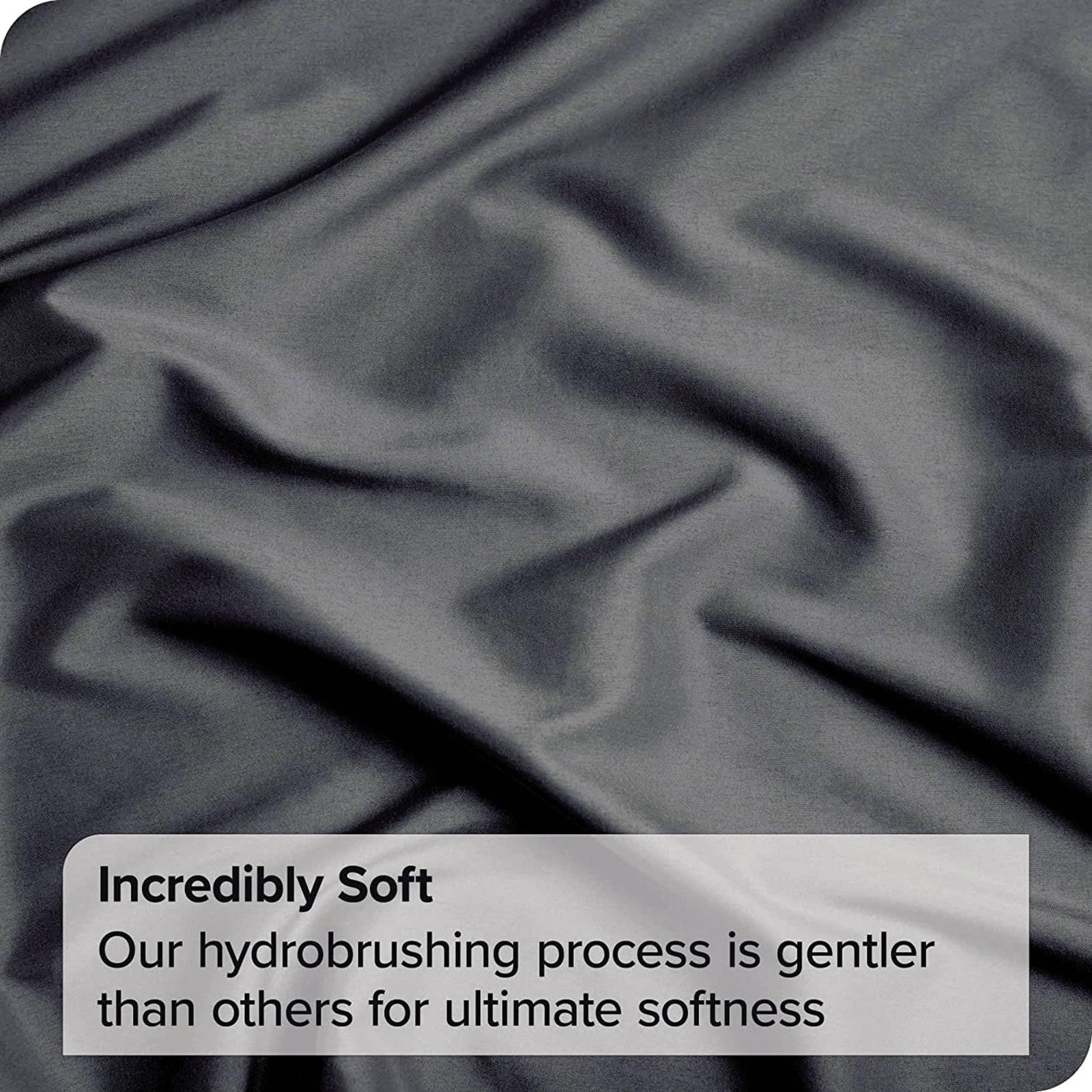 3 Piece Fitted Sheet Set- Fitted Sheet & Pillowcases -Breathable Bedding - Wrinkle, Fade, Stain Resistant- 40cm Deep Pocket Fitted Bed Sheet Set(Dark gray,Queen)