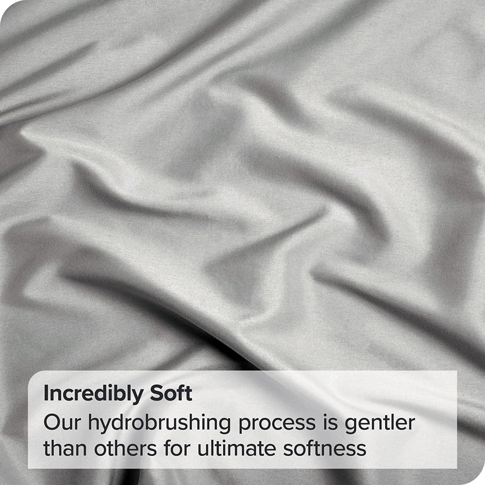 3 Piece Fitted Sheet Set- Fitted Sheet & Pillowcases -Breathable Bedding - Wrinkle, Fade, Stain Resistant- 40cm Deep Pocket Fitted Bed Sheet Set(Silver-gray,Queen)