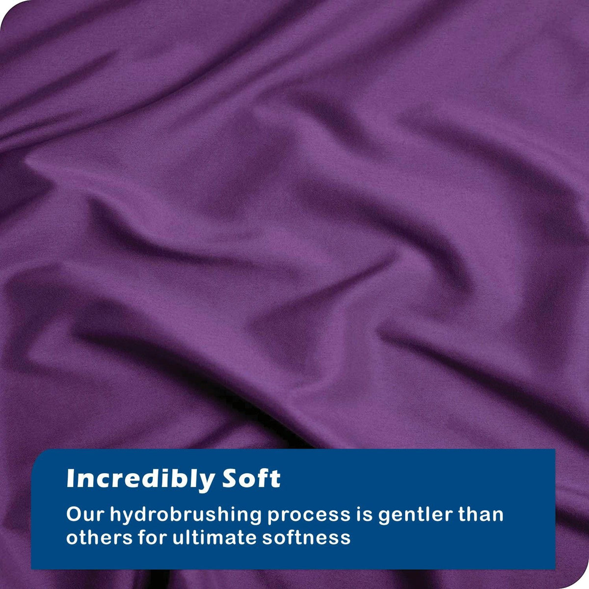 3 Piece Hotel Soft Microfiber Quilt Cover Set-2000TC Duvet/Donna Cover Set & Pillowcases -1 Quilt Cover Zipper Closure & 1 x Pillowcases-Breathable Bedding - Wrinkle, Fade, Stain Resistant(Purple,Super King)