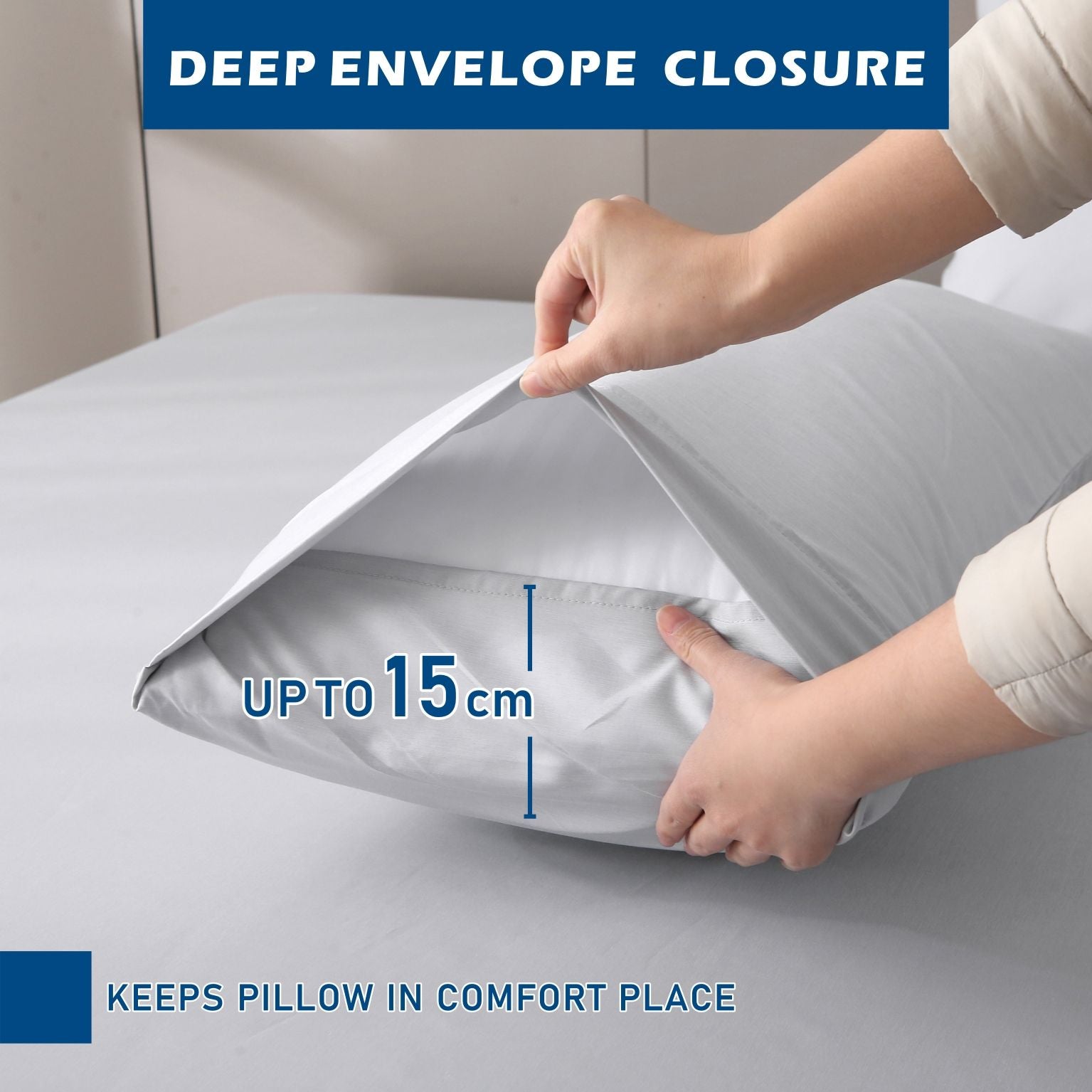4 Piece Hotel Bamboo Cooling Sheet Set -Ultra Soft 2000TC Breathable Bed Sheets Set with 37 Centimetre Deep Pocket-Cooling Sheets for Hot Sleepers(Silver-gray,Super King)