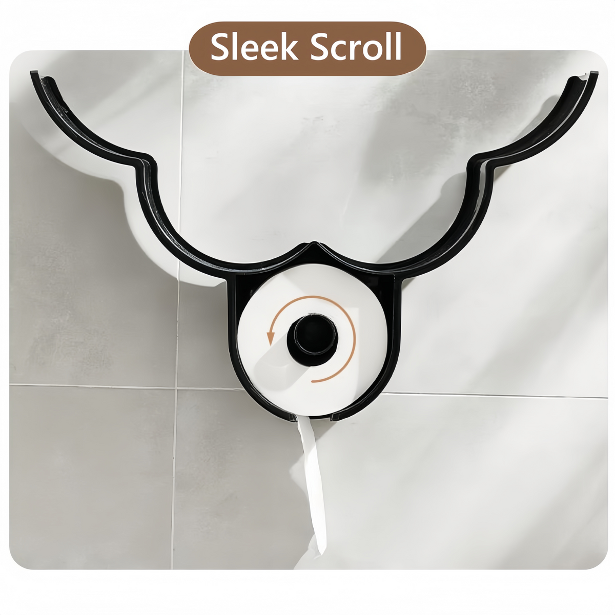 Creative Sheep Toilet Paper Holder, Wall-Mounted Metal Tissue Storage Rack, Punch-Free Easy Installation Paper Towel Holder, Funny Home Decor for Bathroom
