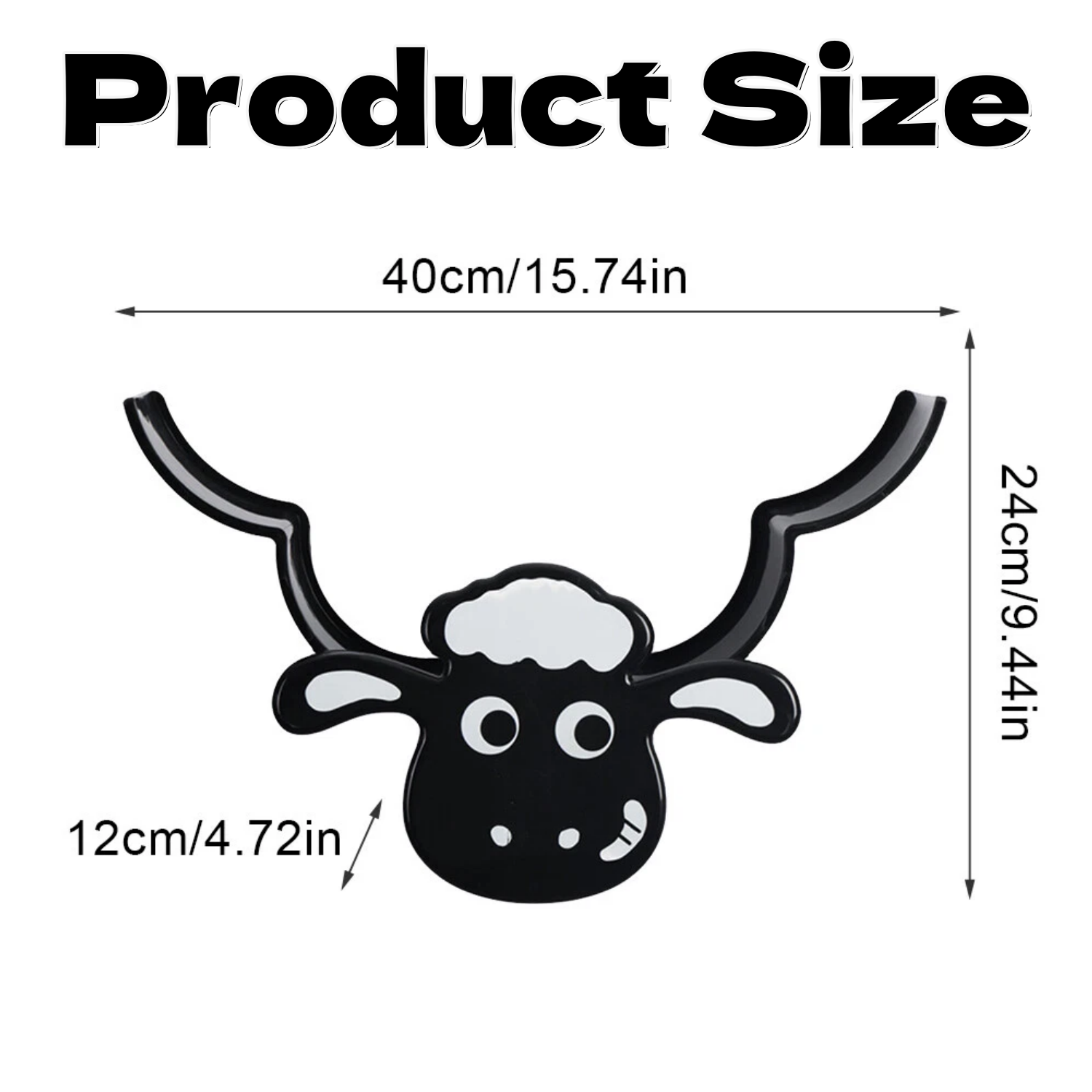 Creative Sheep Toilet Paper Holder, Wall-Mounted Metal Tissue Storage Rack, Punch-Free Easy Installation Paper Towel Holder, Funny Home Decor for Bathroom