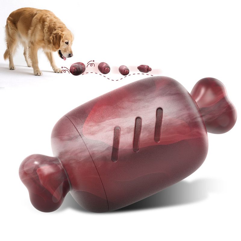 Smart Automatic Rolling Chew-Resistant Electric Bone Dog Toy