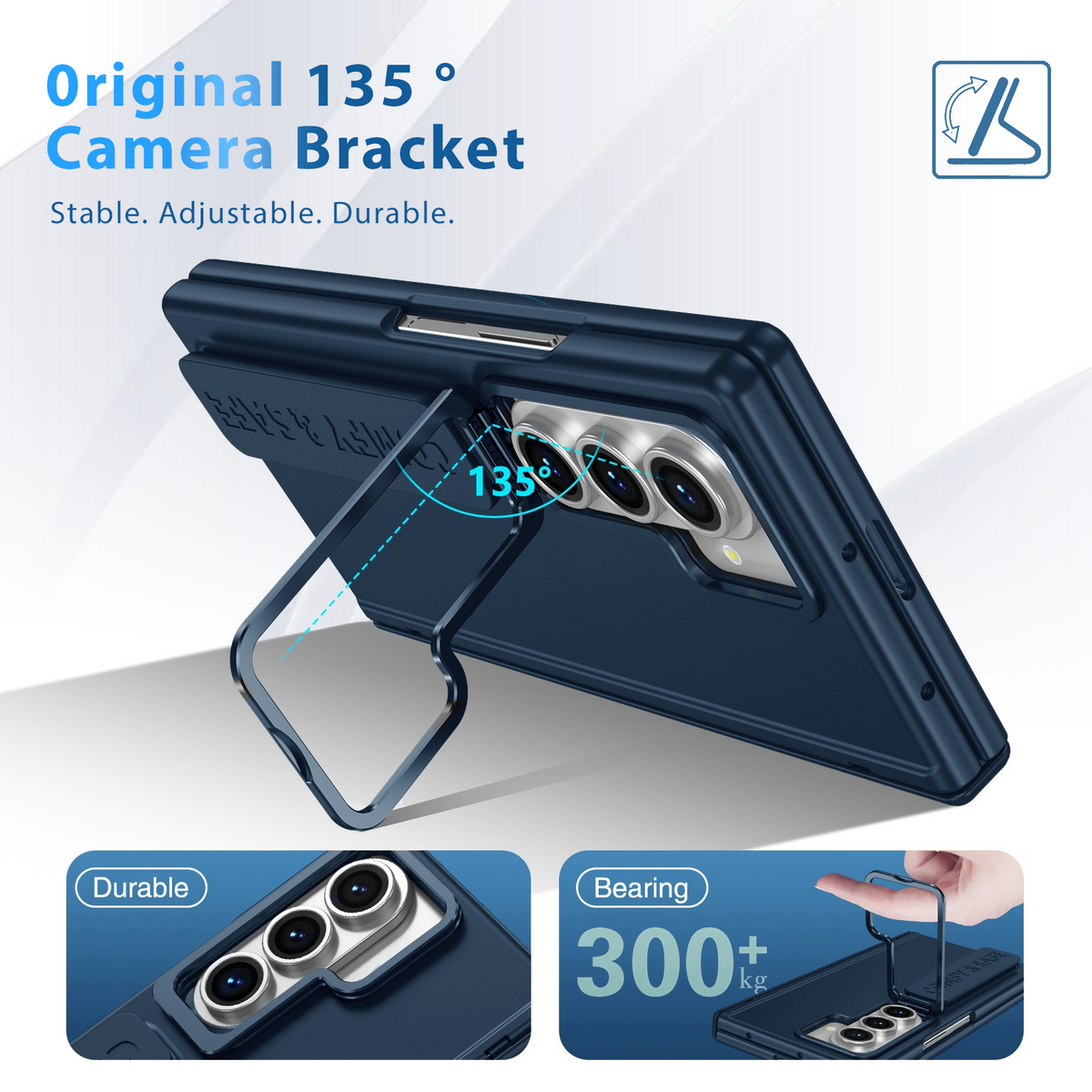 Compatible for Samsung Galaxy Z Fold 8 Ultra Case blue