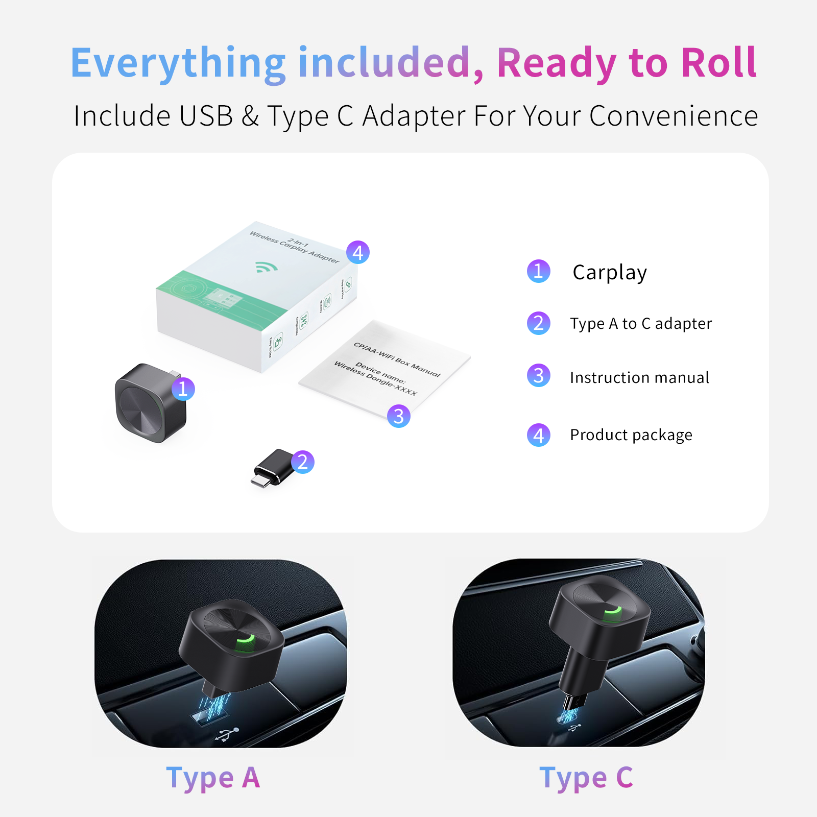 Wireless CarPlay Adapter