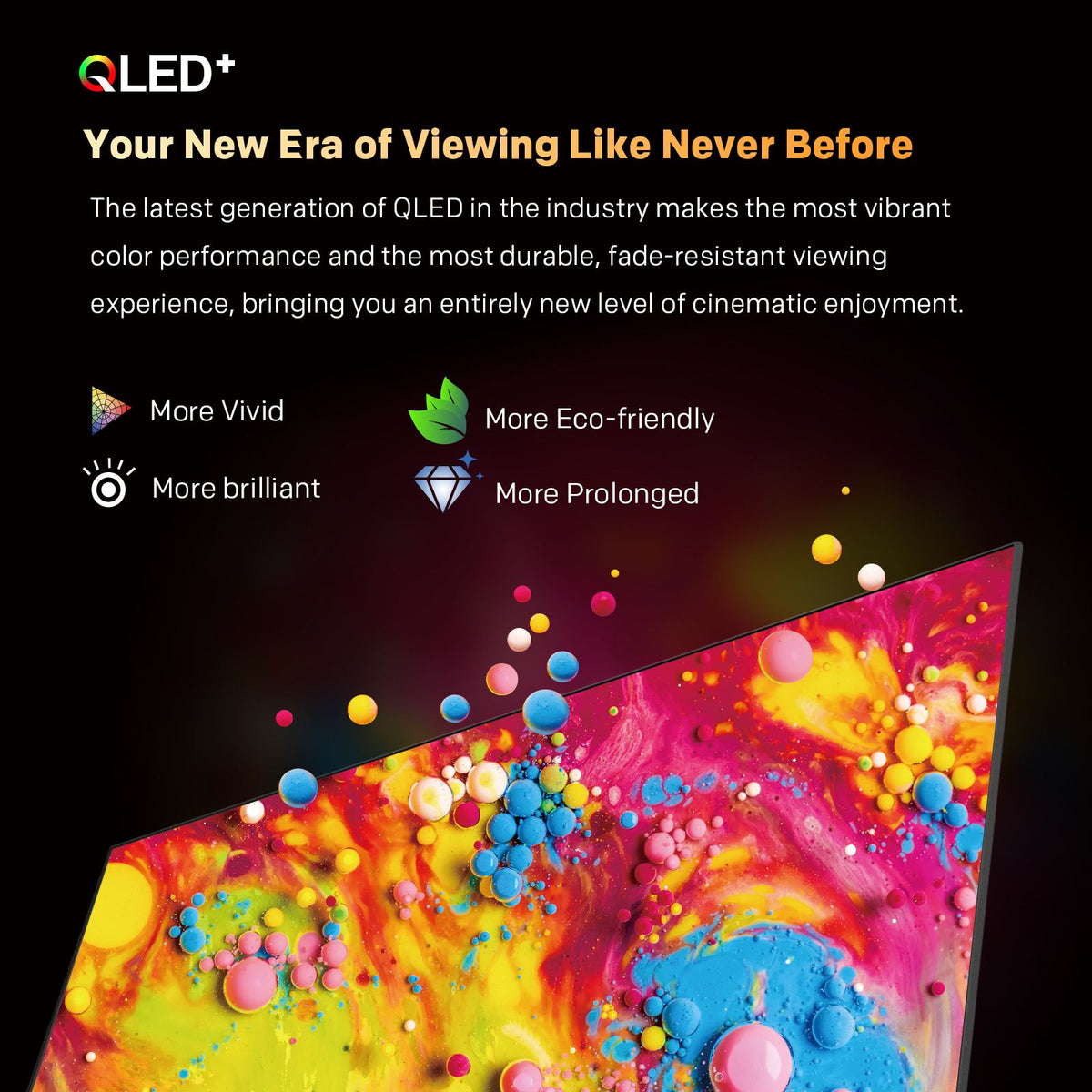 SKYWORTH Q6600H 55" - QLED+ 4K Smart Google TV, Gen 5 Quantum Dot, 120Hz Refresh Rate, AI-Powered Picture, Dolby Audio DBX-tv Audio, Voice Control, Screen Casting, HDR, Eco-Friendly Design
