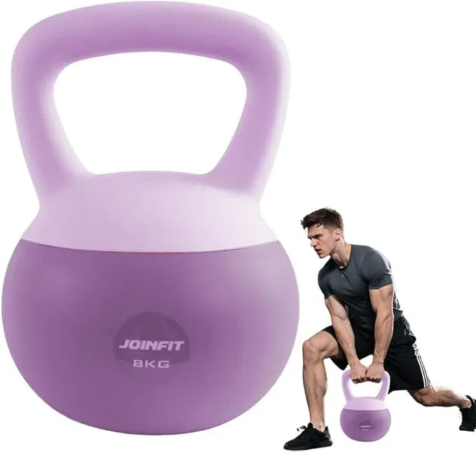 8KG Soft Kettlebells with Cushioned Impact-Resistant Base