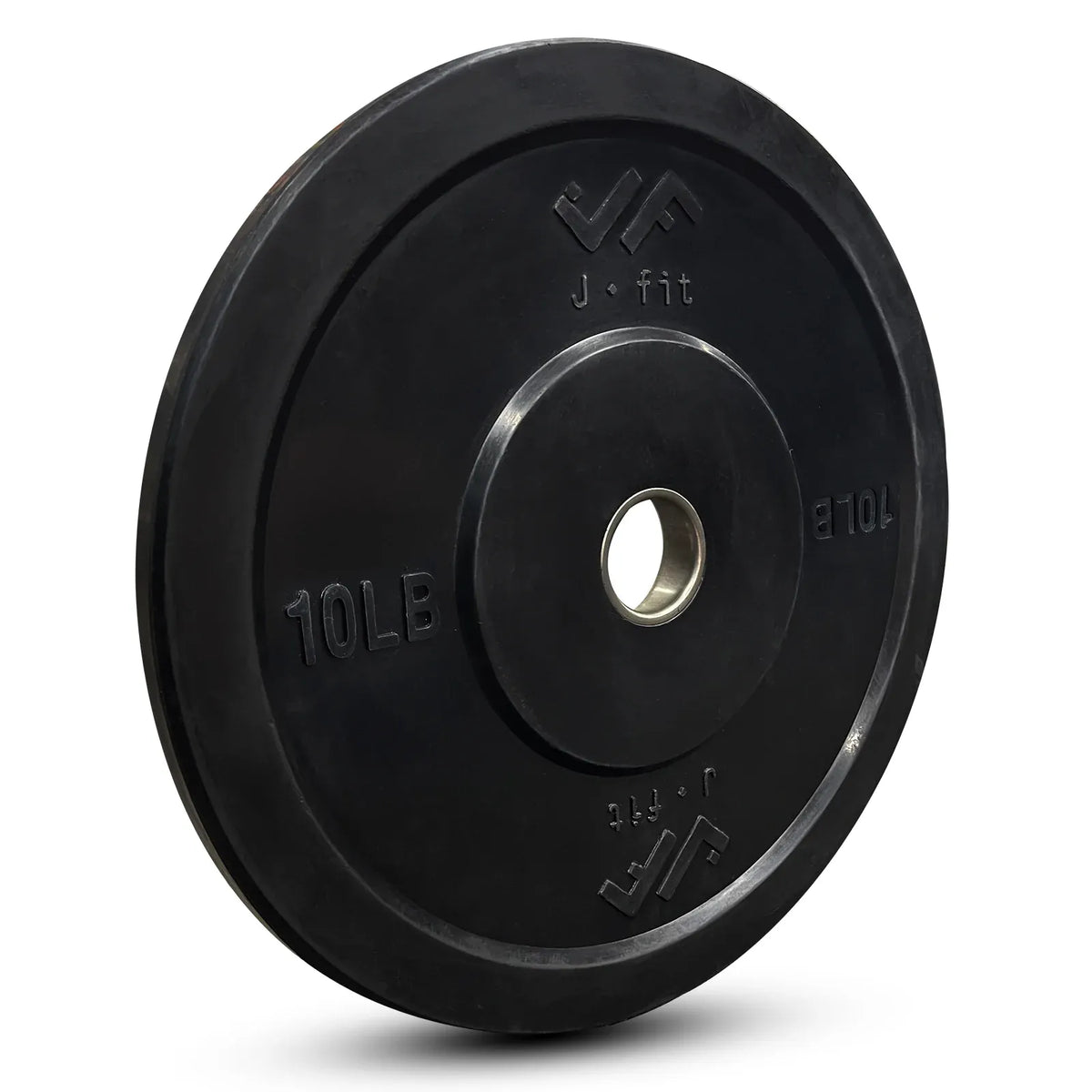 JFIT Black Olympic Bumper Plate 10LB 25LB 35LB 45LB — 35LB/16KG