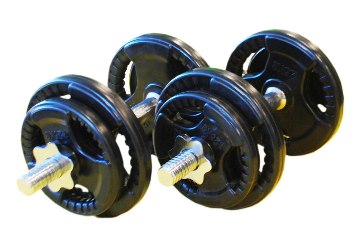 20kg Standard Rubber Dumbbell Set