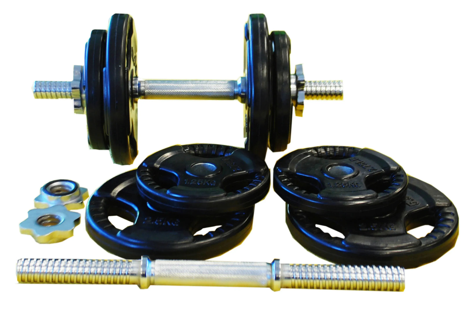 20kg Standard Rubber Dumbbell Set