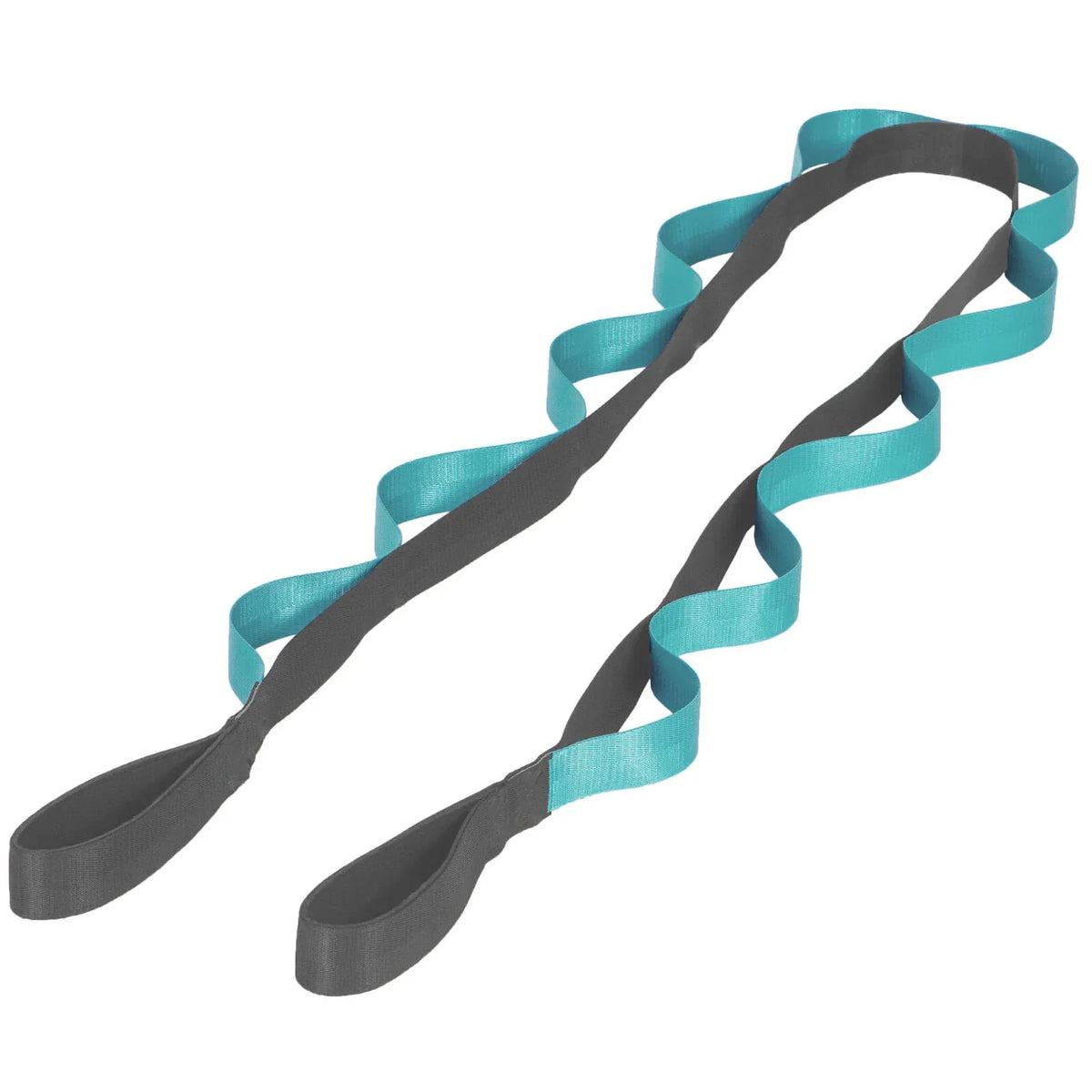 Yoga Stretch Strap – Flexibility &amp; Mobility Strap with 10 Loops