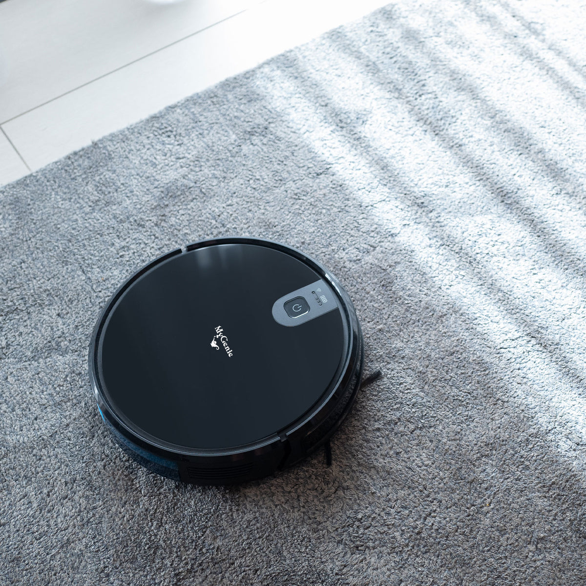 MyGenie XSonic Wifi Pro Robotic Vacuuum Cleaner Carpet Wet Dry Mopping Black