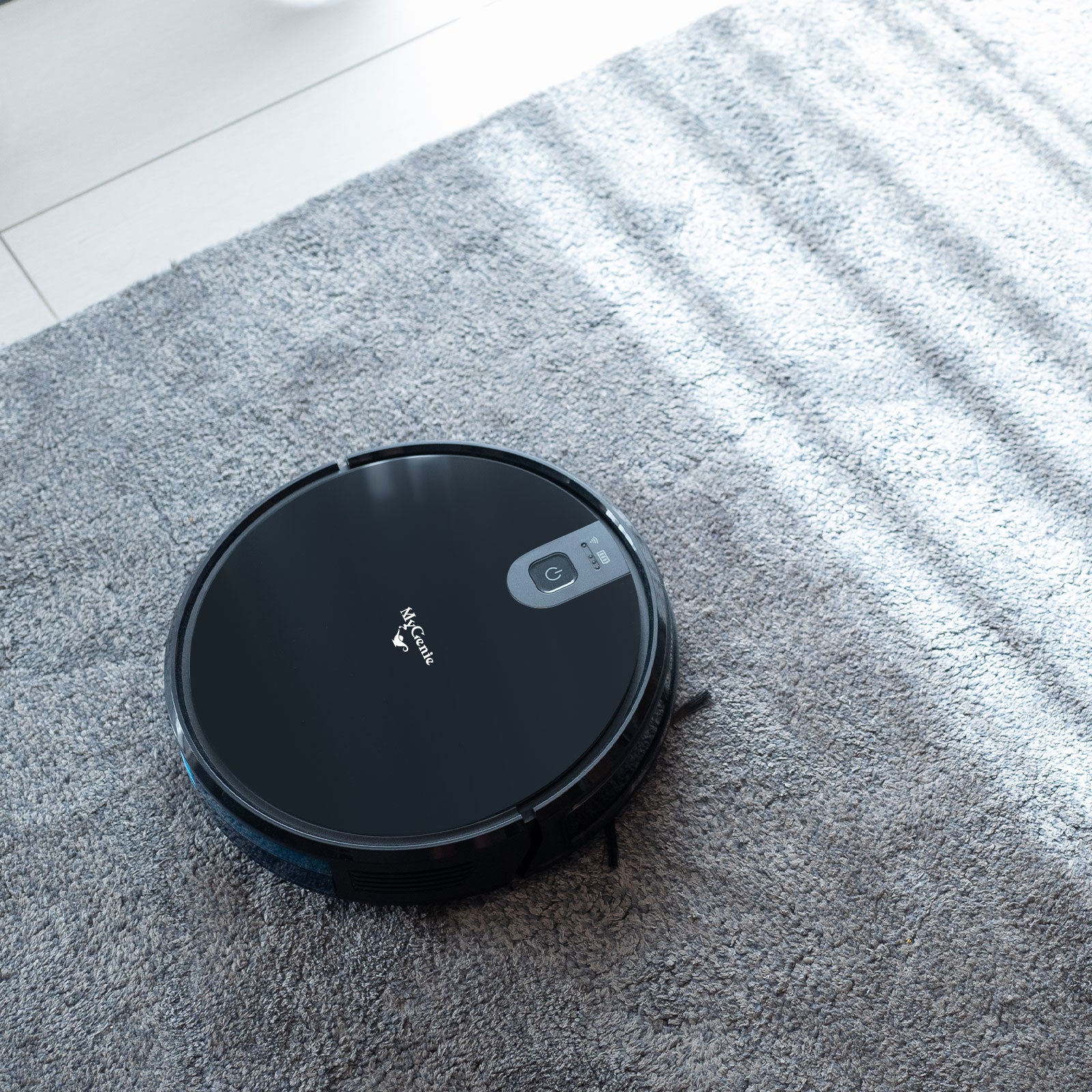 MyGenie XSonic Wifi Pro Robotic Vacuuum Cleaner Carpet Wet Dry Mopping Black