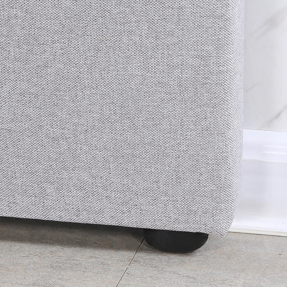 Milano Decor Yorkshire Tufted Bed Head Light Grey - King