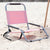 Havana Outdoors Beach Chair 2 Pack Folding Portable Summer Camping Outdoors - Dusty Rose